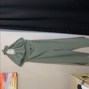 Jumpsuit with cut out stomach area